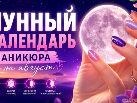 Лунный календарь маникюра на август