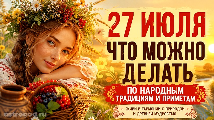27 июля что можно и нельзя делать