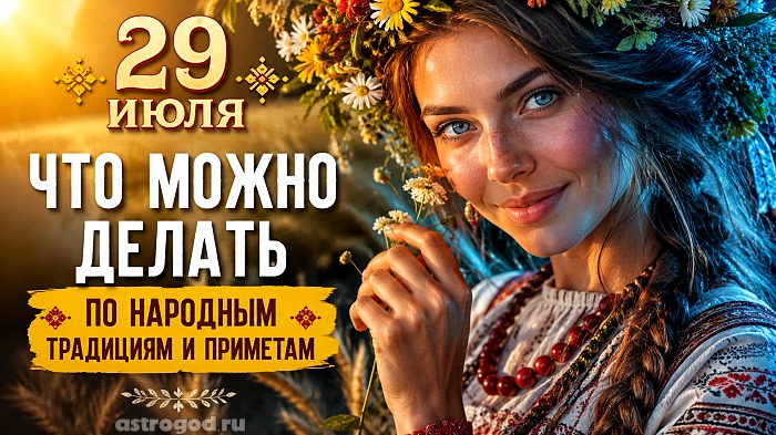 29 июля что нельзя делать