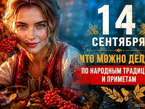 Что можно и нельзя делать 14 сентября