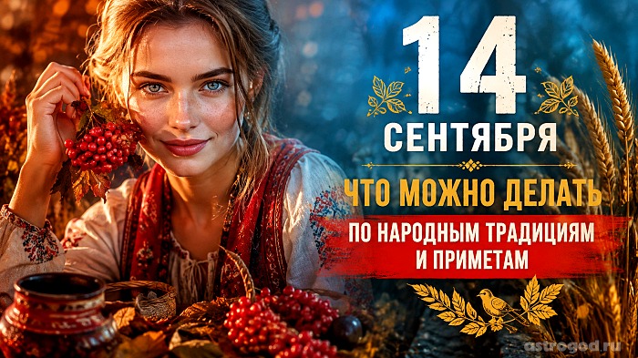 Что можно и нельзя делать 14 сентября