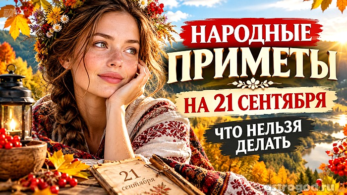 Что нельзя делать 21 сентября