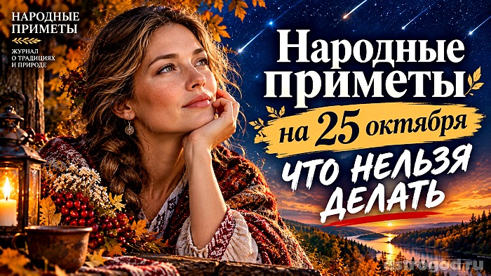Что можно и нельзя делать 25 октября