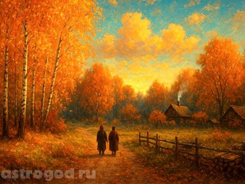 Осень в деревне