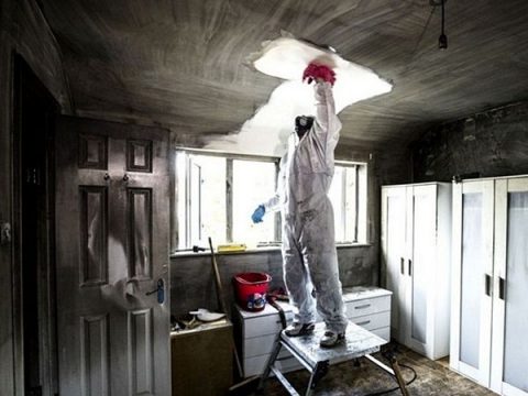 Уборка после пожара