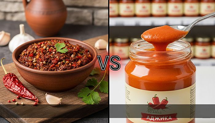 Аджика домашняя и магазинная