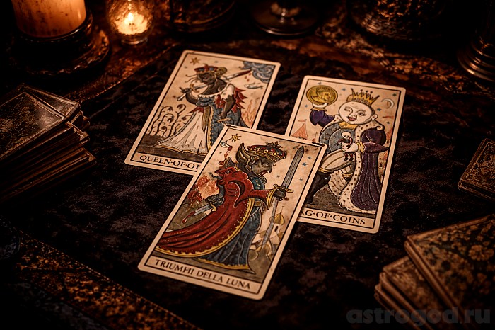 Карты Таро Триумф Луны гадание