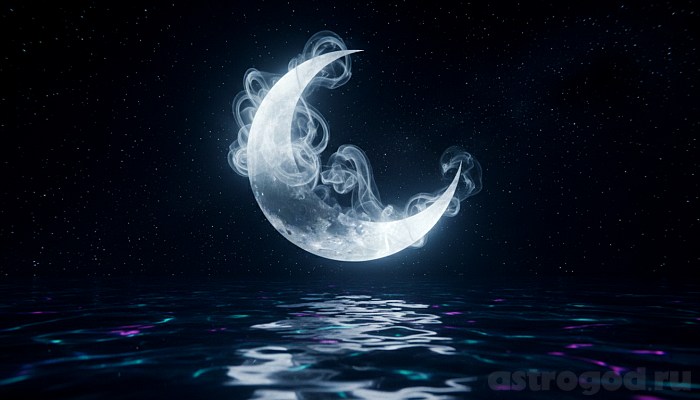 Луна арт картинка