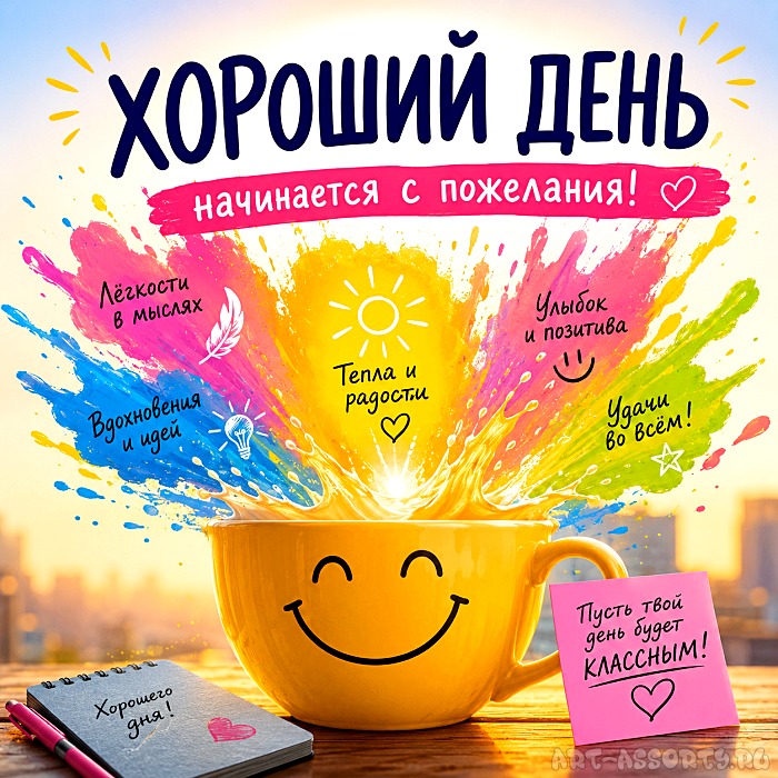 Пожелание хорошего дня