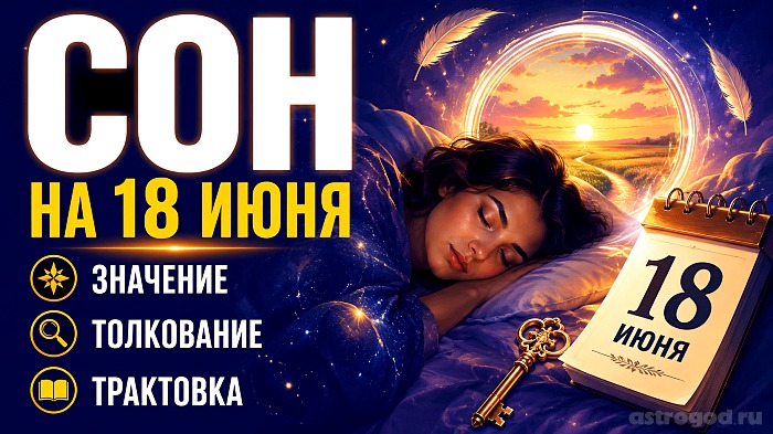 Сон на 18 июня