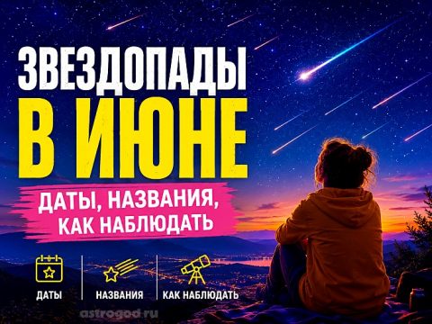 Звездопады в июне