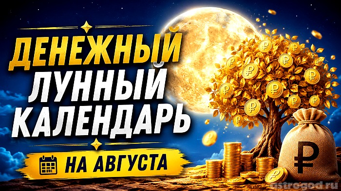 Денежный календарь на август благоприятные дни