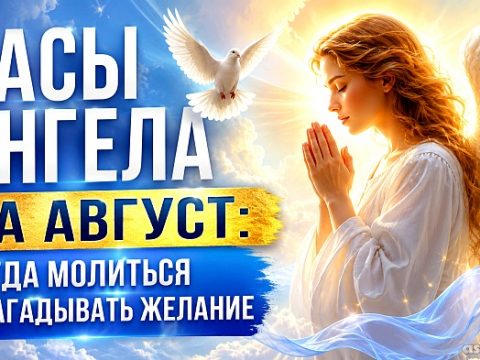 Часы ангела на август