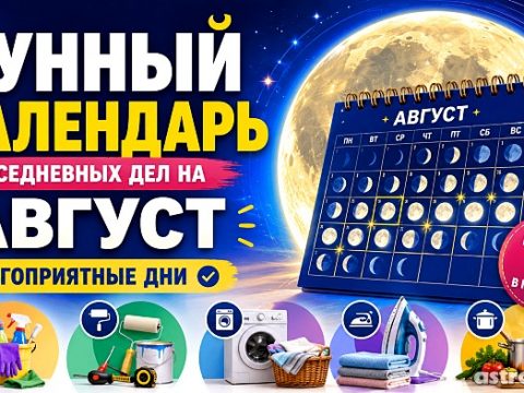 Лунный календарь повседневных дел на август благоприятные дни