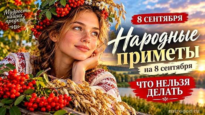 Что можно и нельзя делать 8 сентября