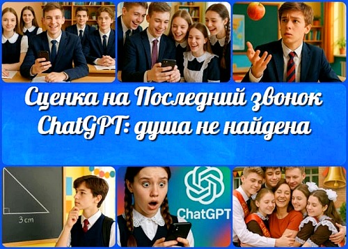 ChatGPT: душа не найдена — юмористическая и смешная сценка на Последний звонок в школе